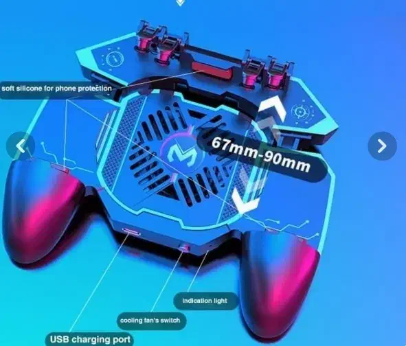 دسته بازی ممو AK88 فندار شش انگشتی مخصوص موبایل|کنسول، بازی ویدئویی و آنلاین|بازرگان, |دیوار