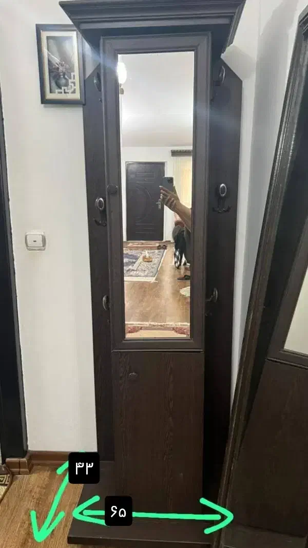 لوازم چوبی|جاکفشی، کمد، دراور|نوشهر, |دیوار