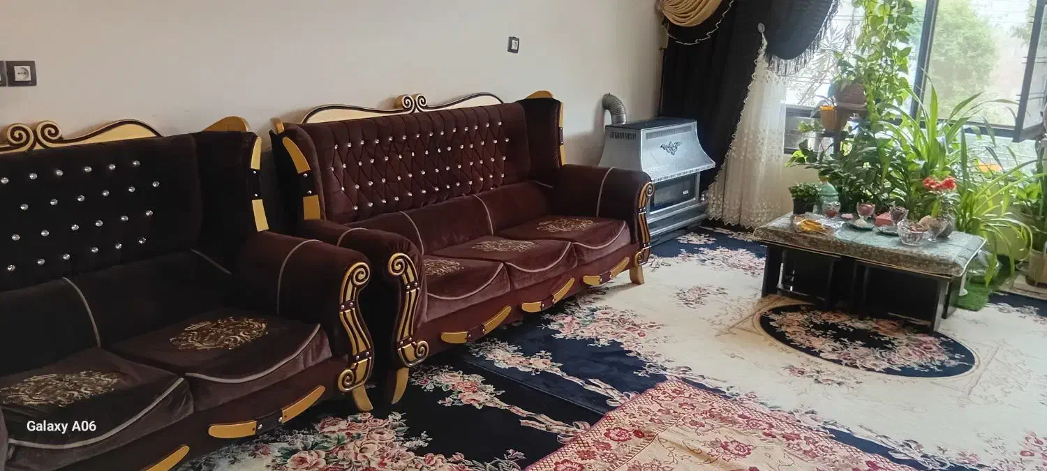 مبل هفت نفره مخمل|مبلمان خانگی و میز عسلی|شیراز, سجادیه|دیوار