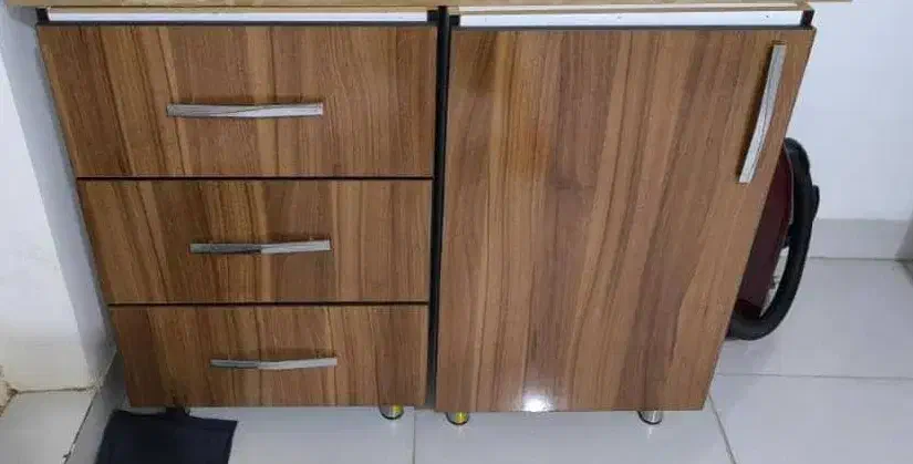 کابینت mdf طرح چوب|مصالح و تجهیزات ساختمان|بهبهان, |دیوار