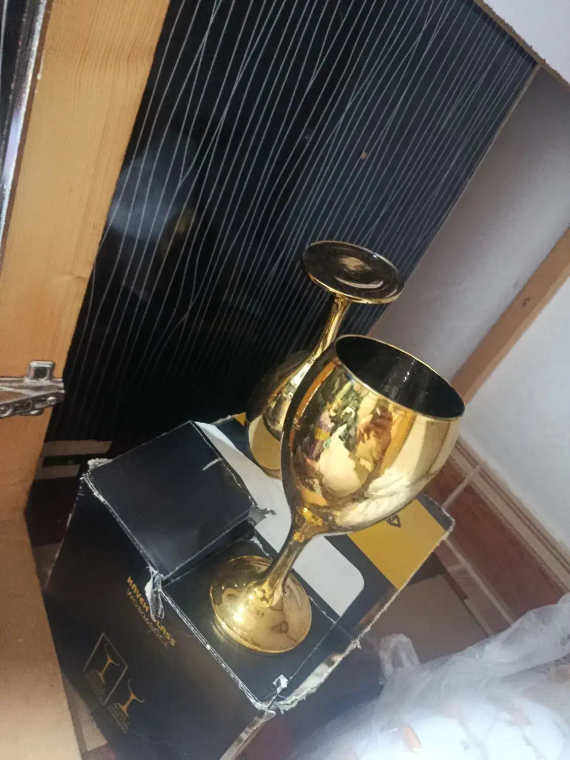 لیوان طلایی|ظروف سرو و پذیرایی|خرمشهر, |دیوار