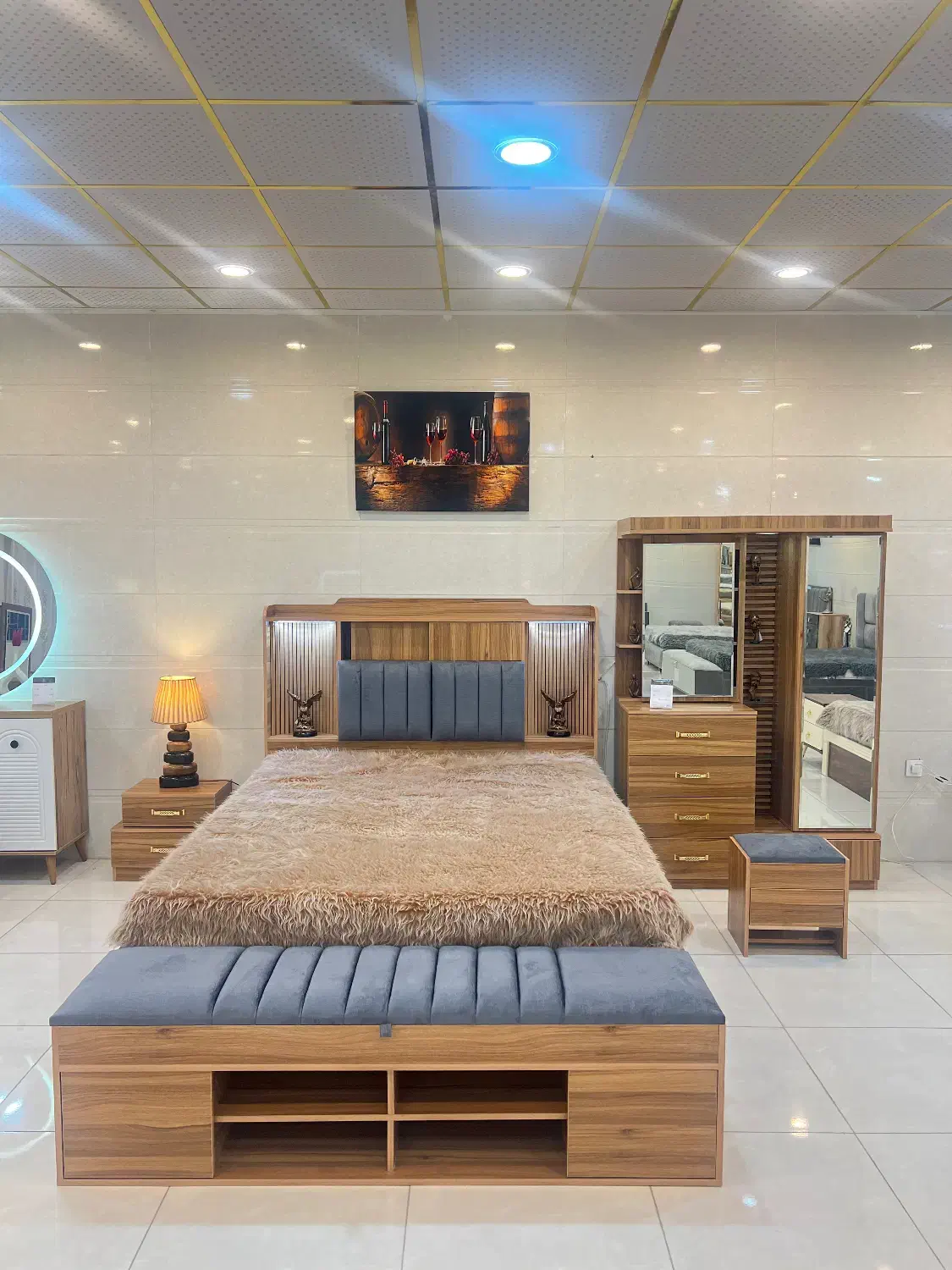 سرویس خواب آرتین - سرای شاهکار|تخت و سرویس خواب|یزد, |دیوار