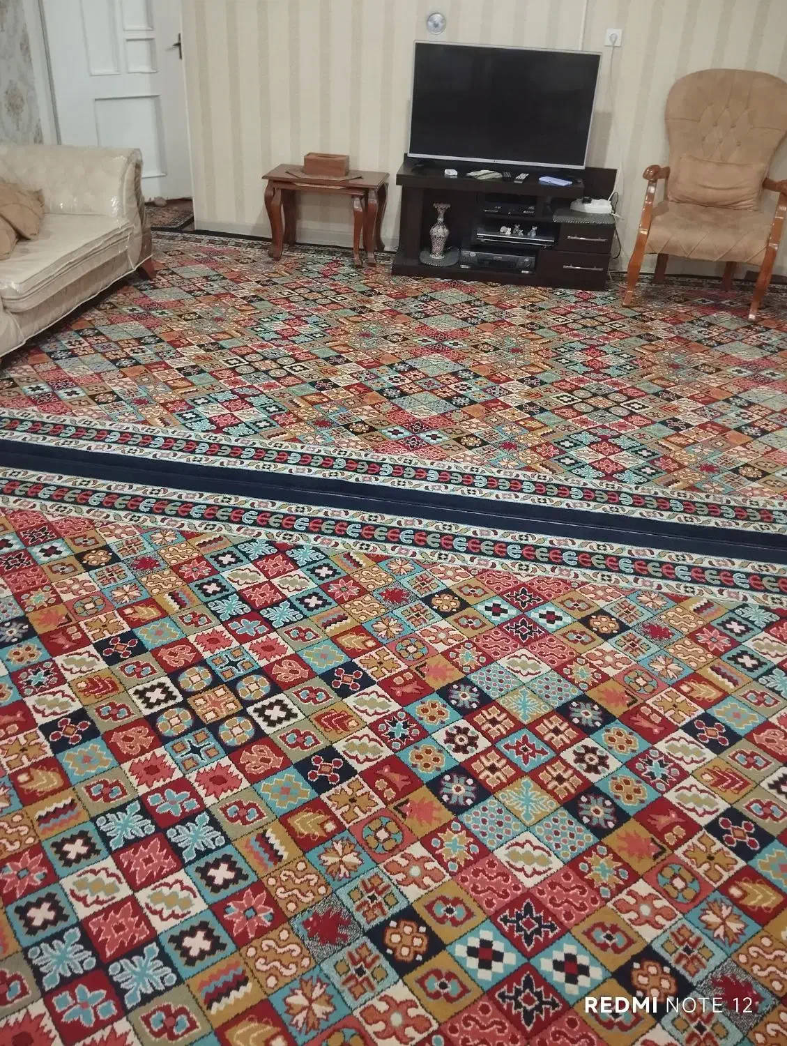 گلیم فرش 18متری|گلیم، جاجیم، گبه|ایلام, |دیوار