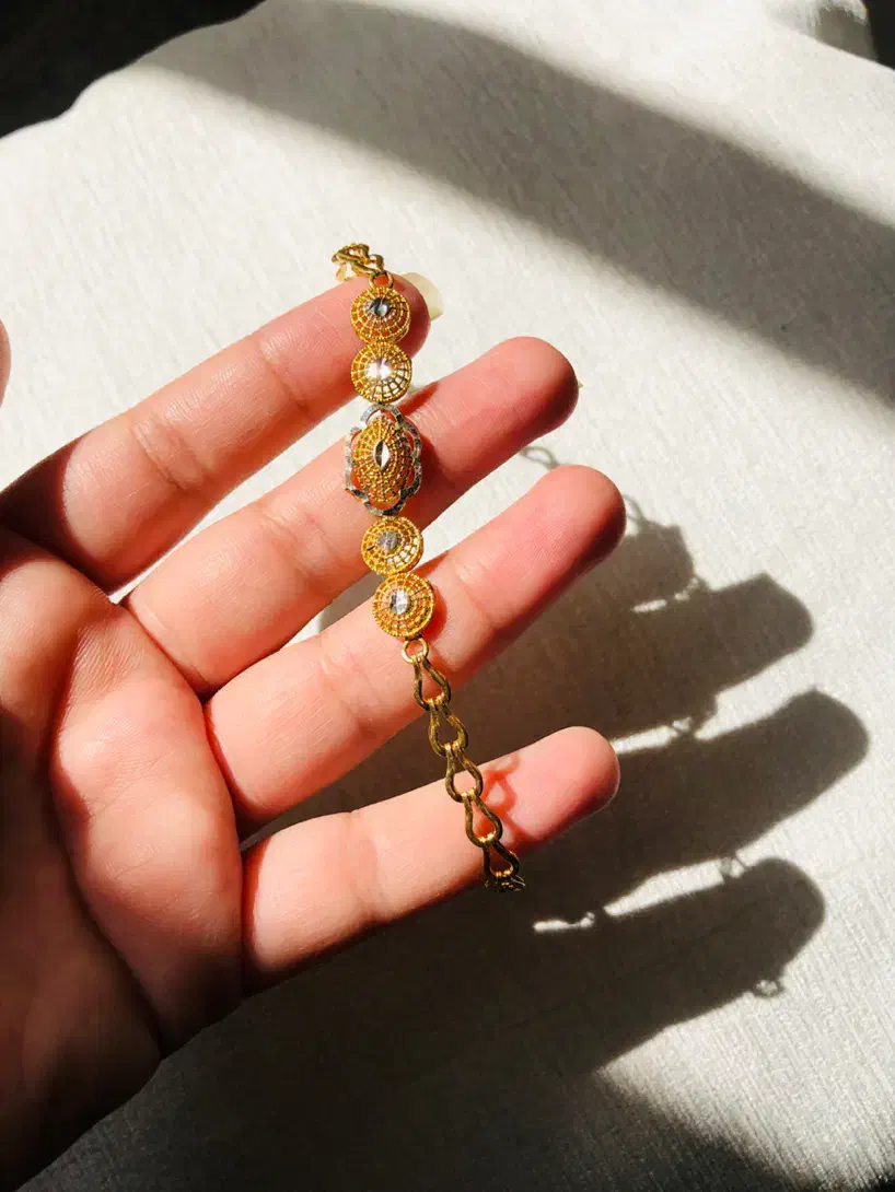 دستبند طلا نو اجرت ۱۰ درصد|جواهرات|اردکان, |دیوار