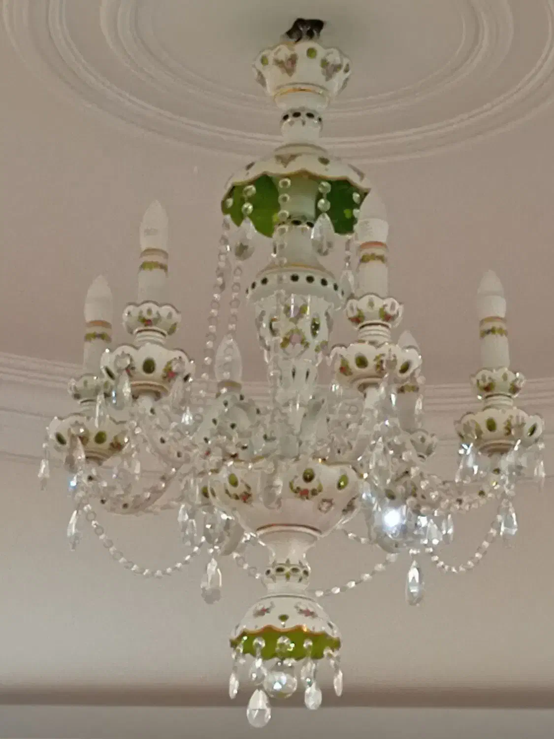 لوستر دوپوست عتیقه آنتیک|لوستر و چراغ آویز|تهران, آهنگ|دیوار