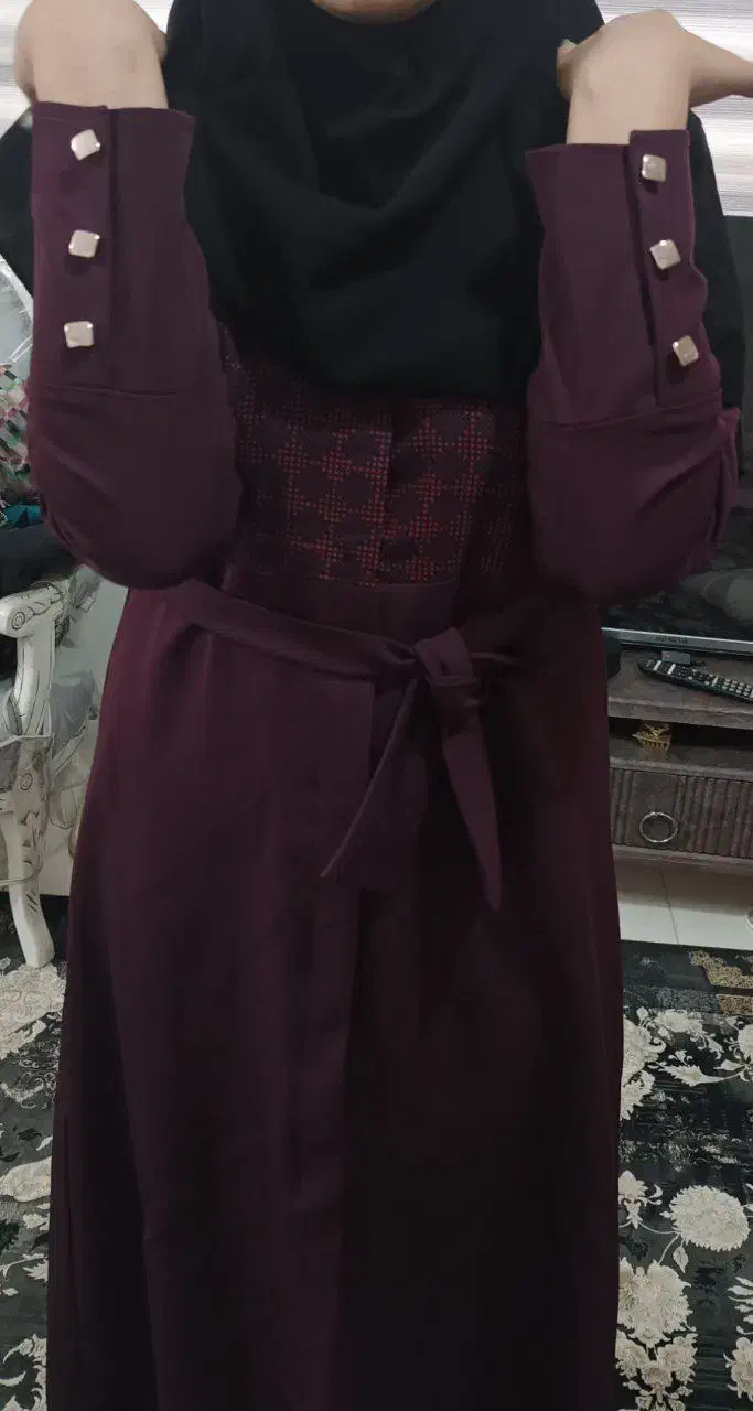 مانتو بنفش بلند|لباس|سبزوار, گلشن|دیوار