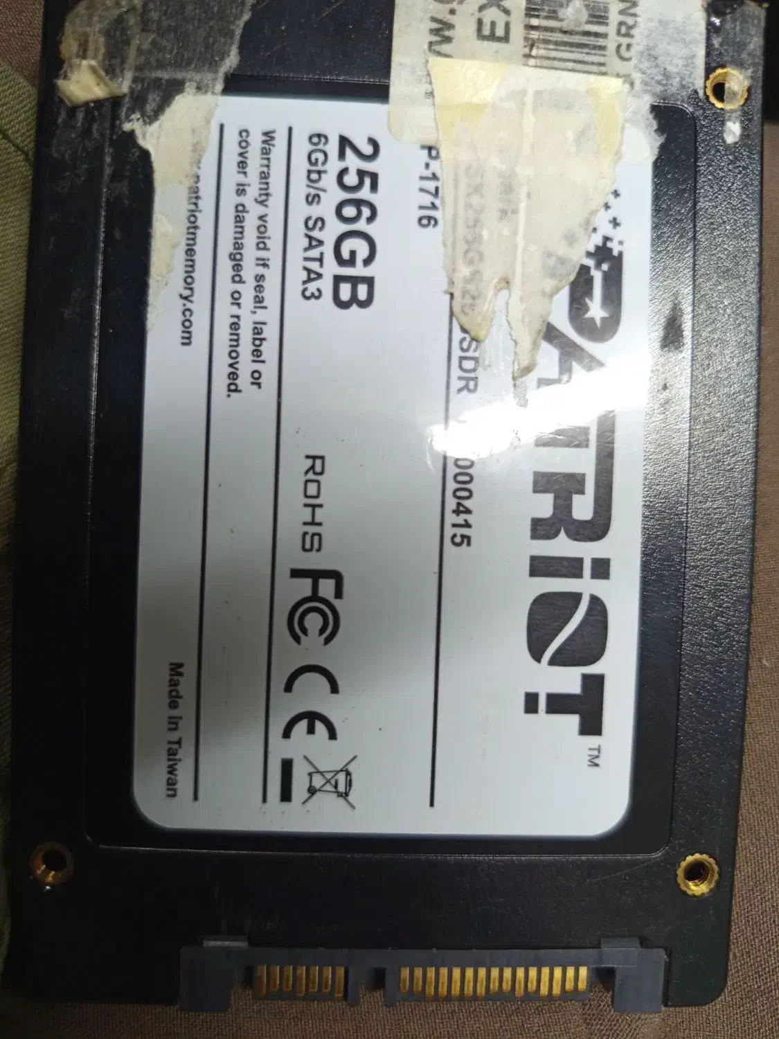 Ssd 256 گیگ در حد نو سالم|قطعات و لوازم جانبی رایانه|بندرعباس, |دیوار