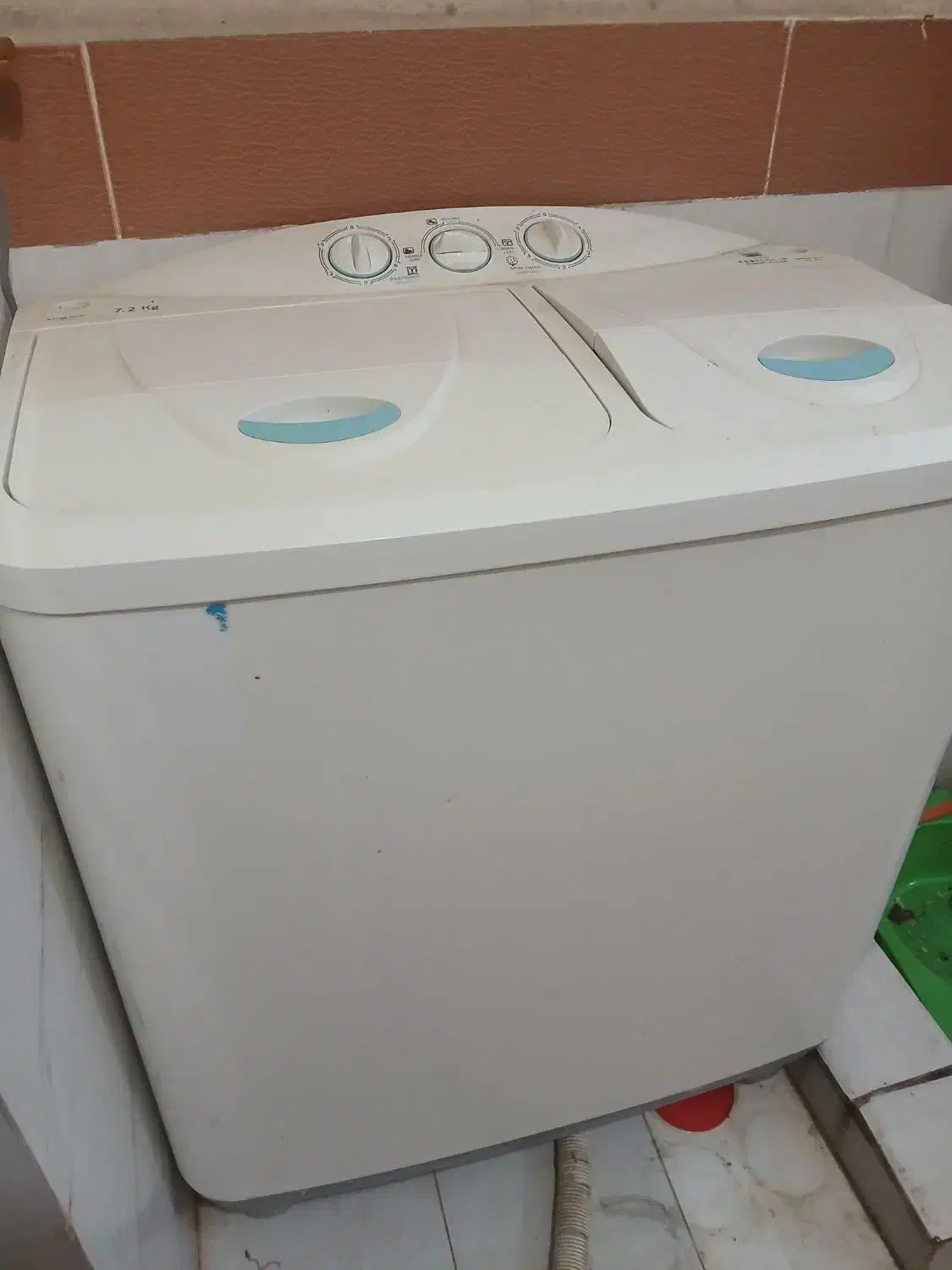 لباسشویی دوقلو ۷کیلوی به شرط سالم|ماشین لباسشویی و خشک‌کن لباس|رامشیر, |دیوار