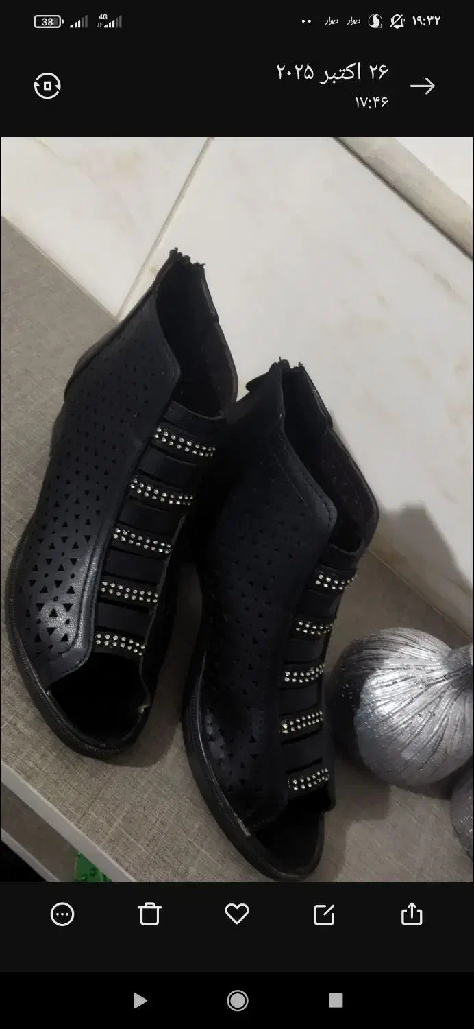 کالج و کفش مجلسی زنانه مامونیه|کیف، کفش، کمربند|زرندیه, |دیوار