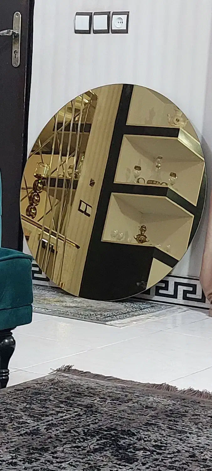 آینه کنسولی شامپاینی|بوفه، ویترین، کنسول|محمدشهر, ولدآباد|دیوار