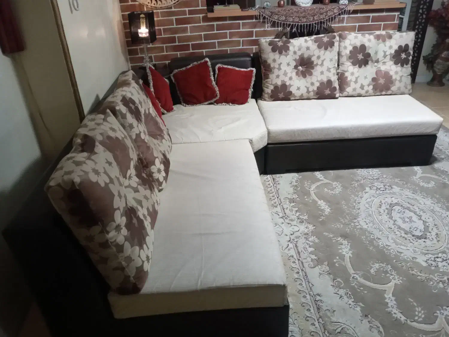 مبل راحتی L|مبلمان خانگی و میز عسلی|اندیشه, اندیشه فاز ۳|دیوار