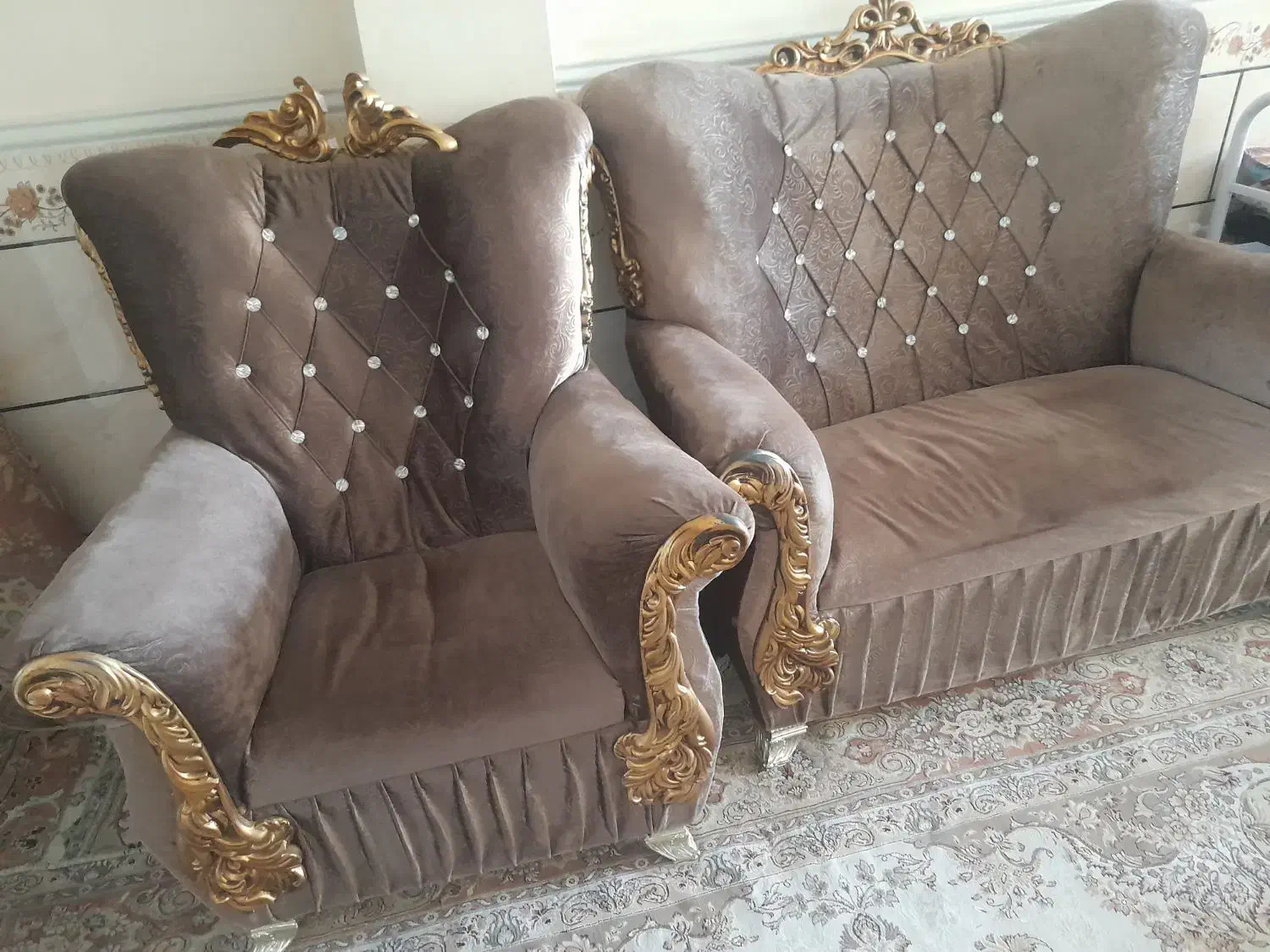 فروش مبل وساعت|مبلمان خانگی و میز عسلی|شیراز, شریفآباد|دیوار