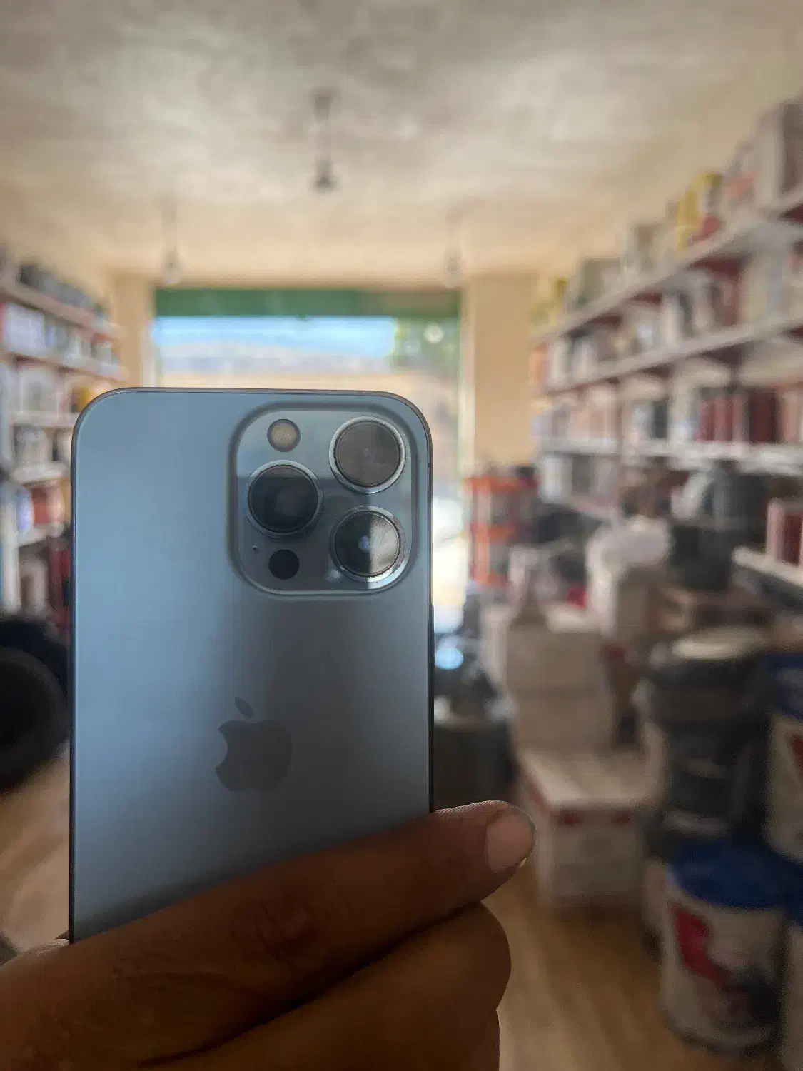 گوشی ایفون ۱۳پرو رنگ ابی|موبایل|بهبهان, |دیوار