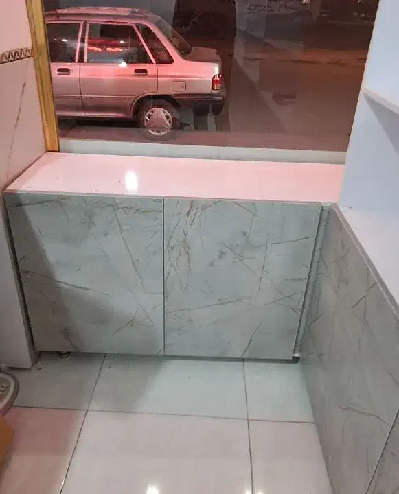 قفسه و کمد ام دی اف|کتابخانه، شلف، قفسههای دیواری|اردبیل, |دیوار