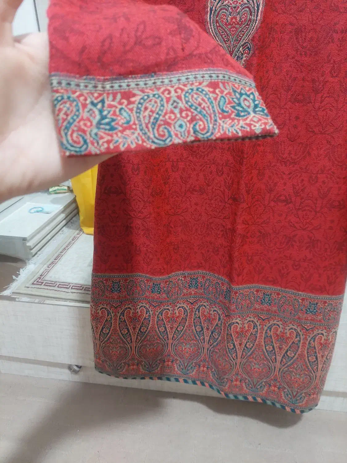 مانتو سنتی، طرح زیبا به رنگ آلبالویی روشن|لباس|تربت‌حیدریه, آغوی|دیوار