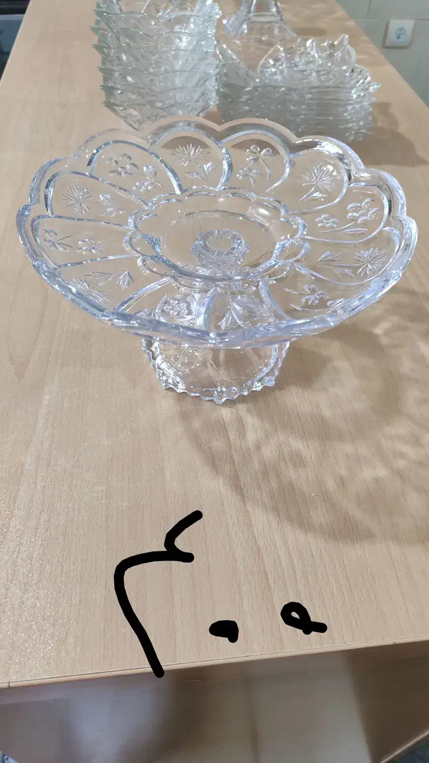 ظروف پذیرایی کریستال|ظروف سرو و پذیرایی|رباطکریم, رباطکریم|دیوار