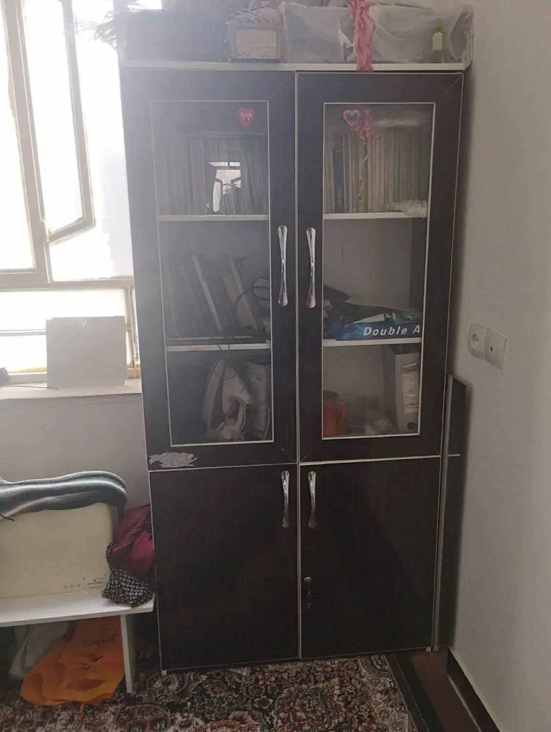 کتابخانه|کتابخانه، شلف، قفسه‌های دیواری|یاسوج, |دیوار