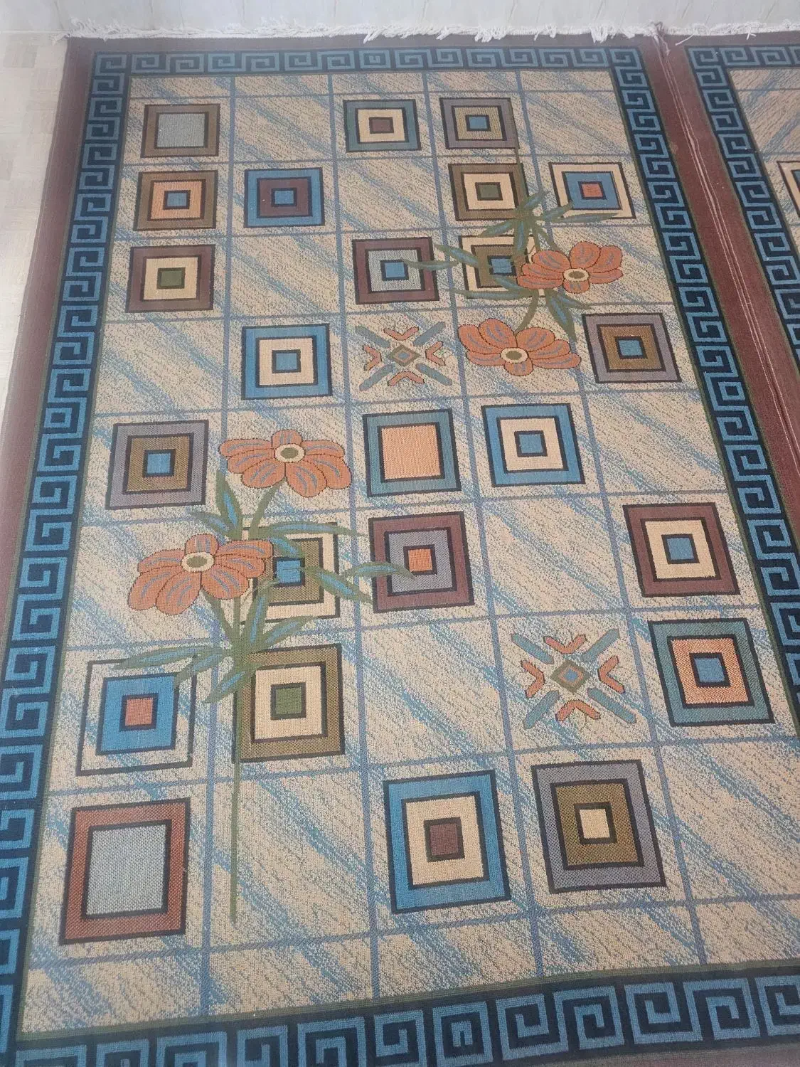 گلیم فرش۳×۲|گلیم، جاجیم، گبه|کرمان, |دیوار