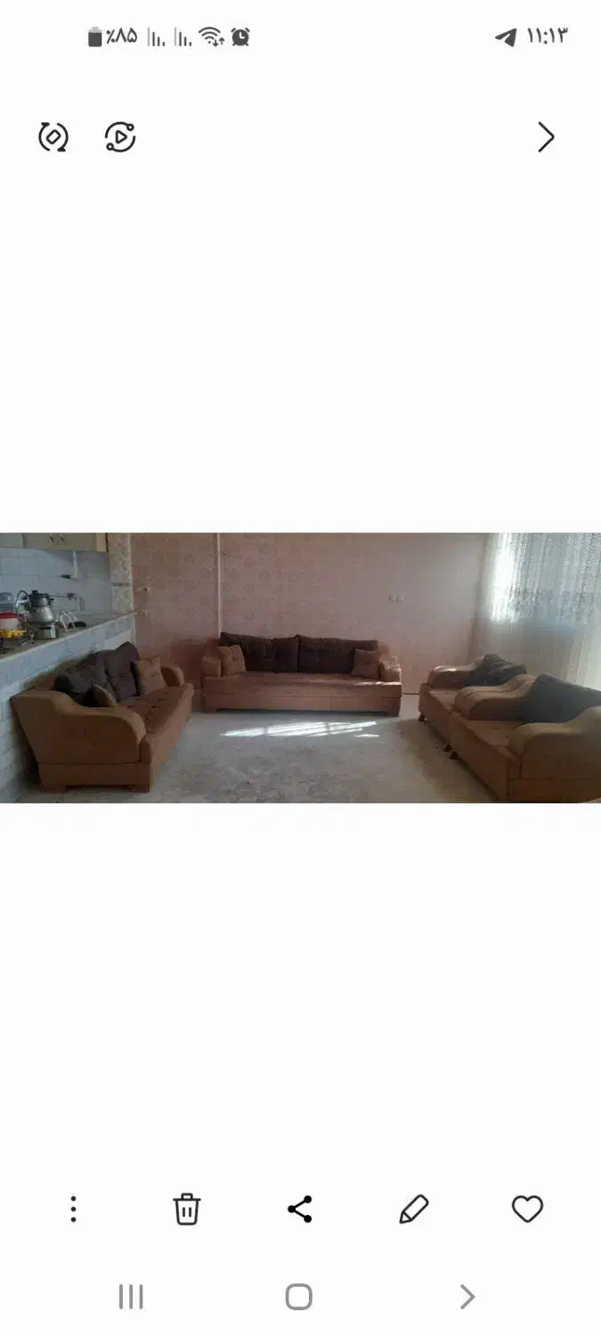 مبل راحتی ۷نفره|مبلمان خانگی و میز عسلی|محلات, |دیوار