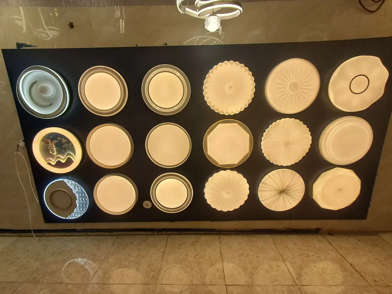 چراغ سقفی ریموت دار|لامپ و چراغ|باقرشهر, |دیوار