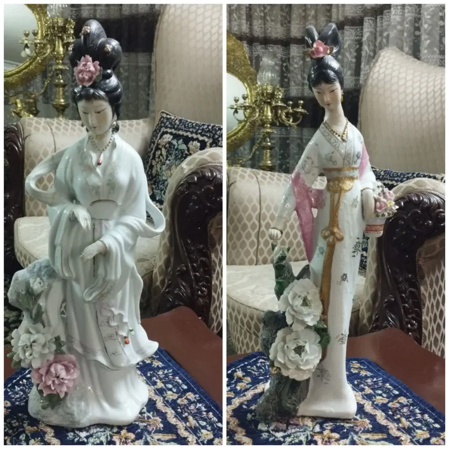 ظرف و ظروف دکوری و قدیمی مجسمه چینی|کلکسیون اشیاء عتیقه|مشهد, بهشت|دیوار