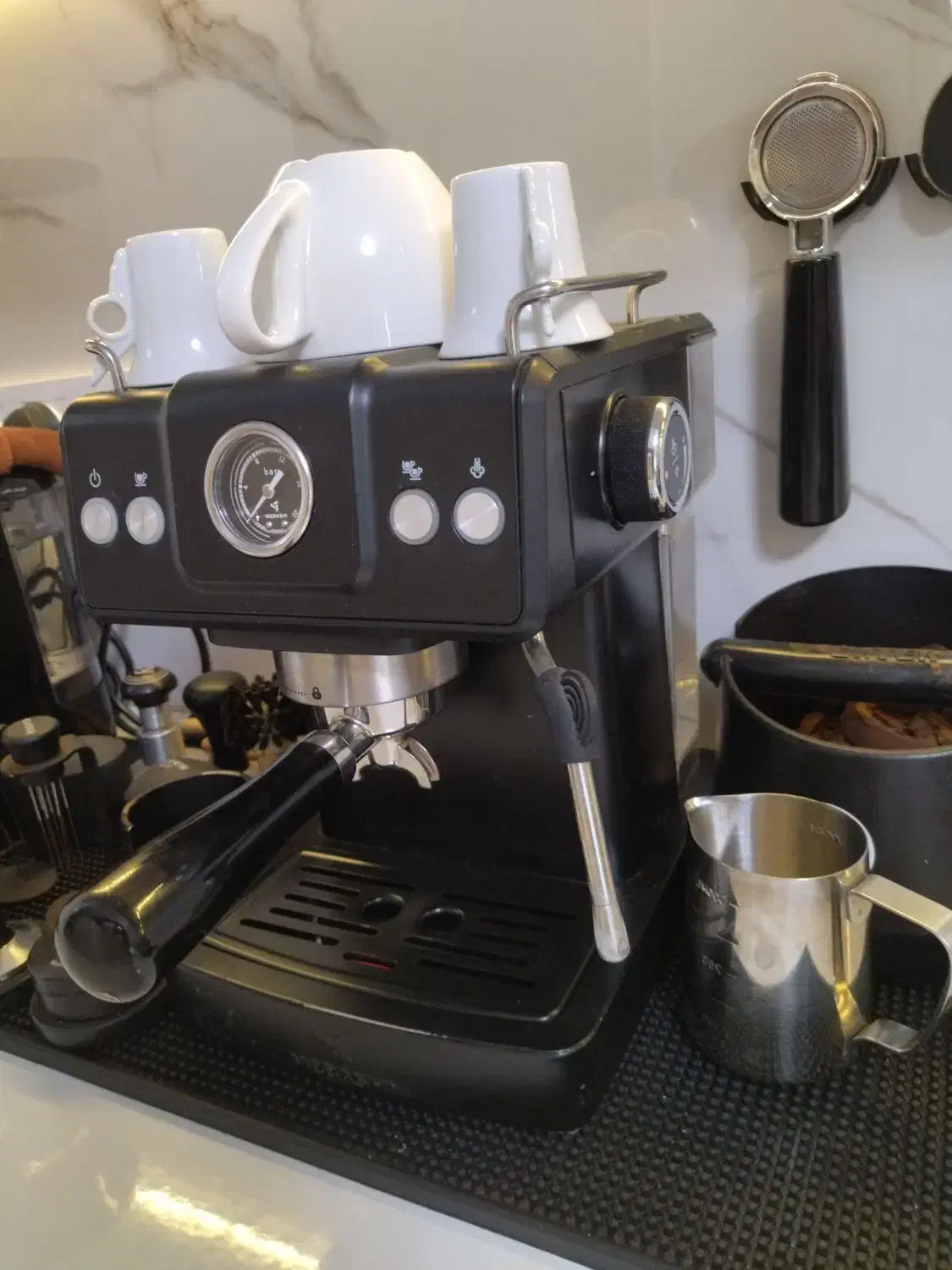 اسپرسو ساز مباشی 2038 مشکی|سماور، چای‌ساز، قهوه‌ساز|همدان, |دیوار