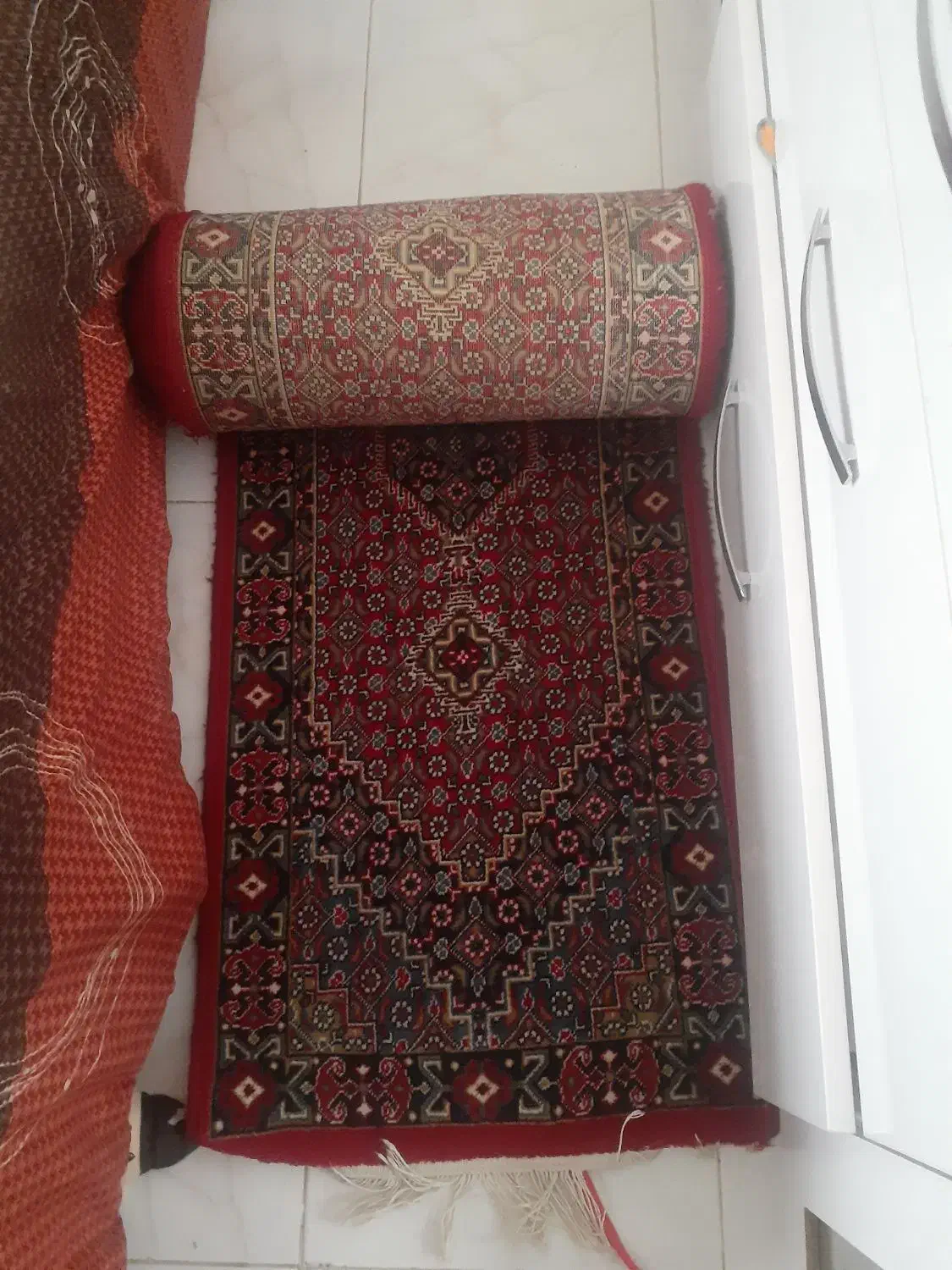 فرش باریکه و کناره ۳ متری|فرش|سنندج, |دیوار