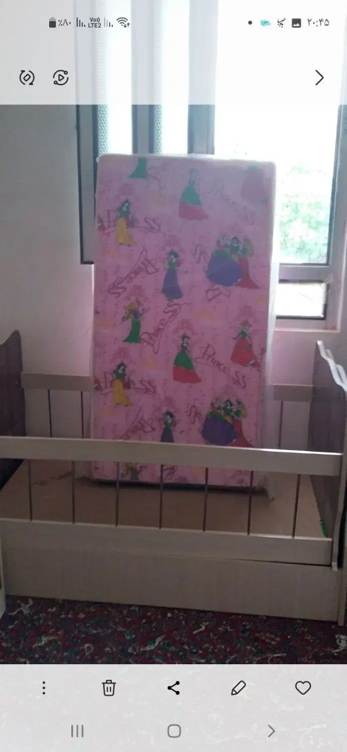 کمد و تخت خواب بچه|تخت و سرویس خواب|نورآباد, |دیوار