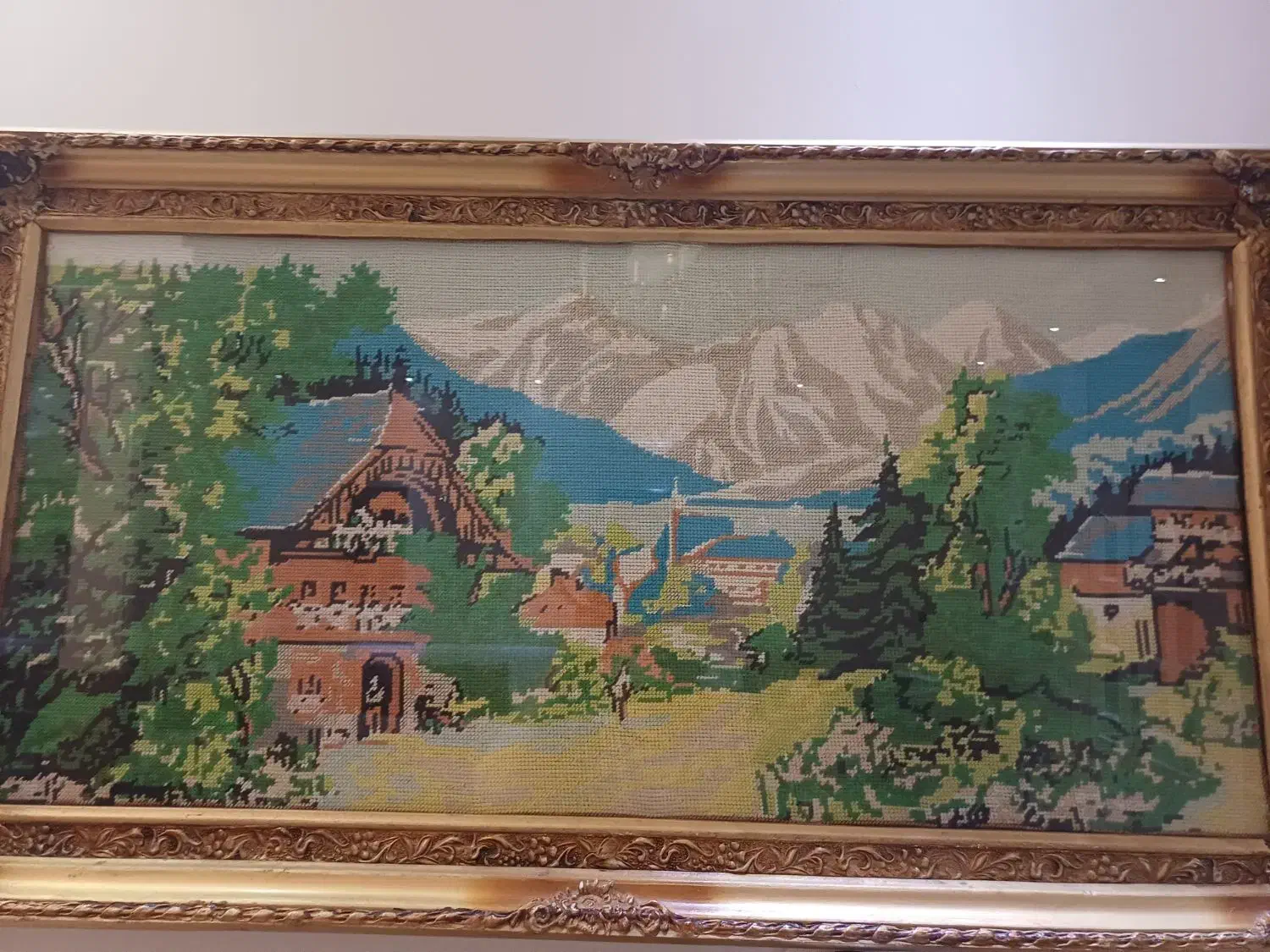 تابلو دست دوز|تابلو، نقاشی، عکس|اردبیل, |دیوار