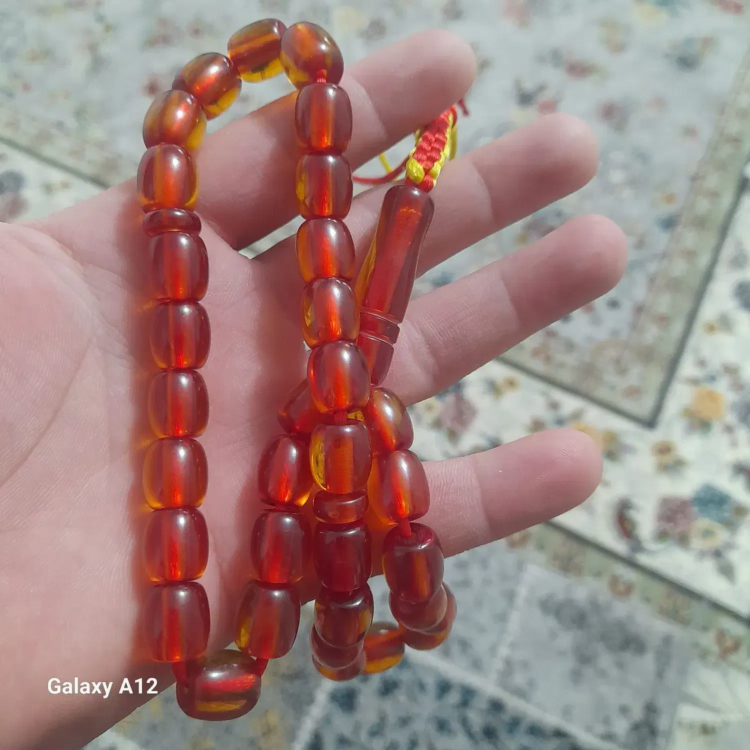 تسبیح سندلوس اصلی قدیمی|کلکسیون اشیاء عتیقه|نجف‌آباد, کهریزسنگ|دیوار