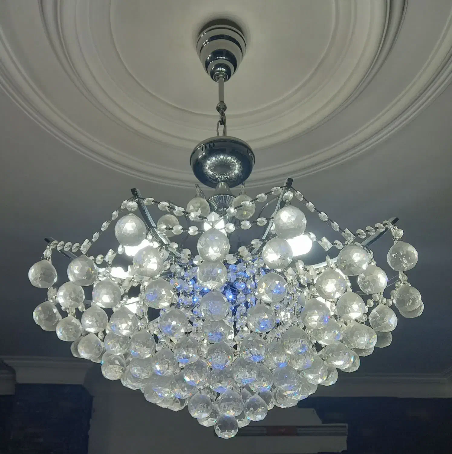 لوستر ریموت دار|لوستر و چراغ آویز|ساوه, |دیوار