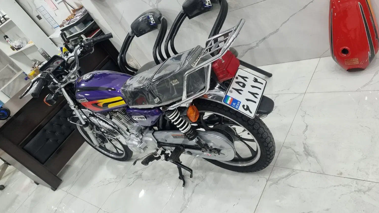 موتور کاربرات 200cc مشابه صفر|موتورسیکلت|شادگان, |دیوار