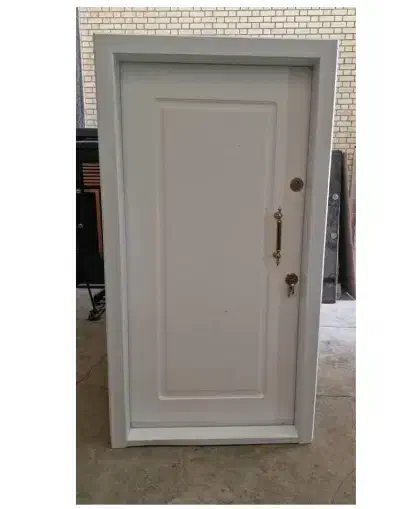 درب ورودی ضد سرقت روکش 16 میل خام|مصالح و تجهیزات ساختمان|اصفهان, باغ فدک|دیوار