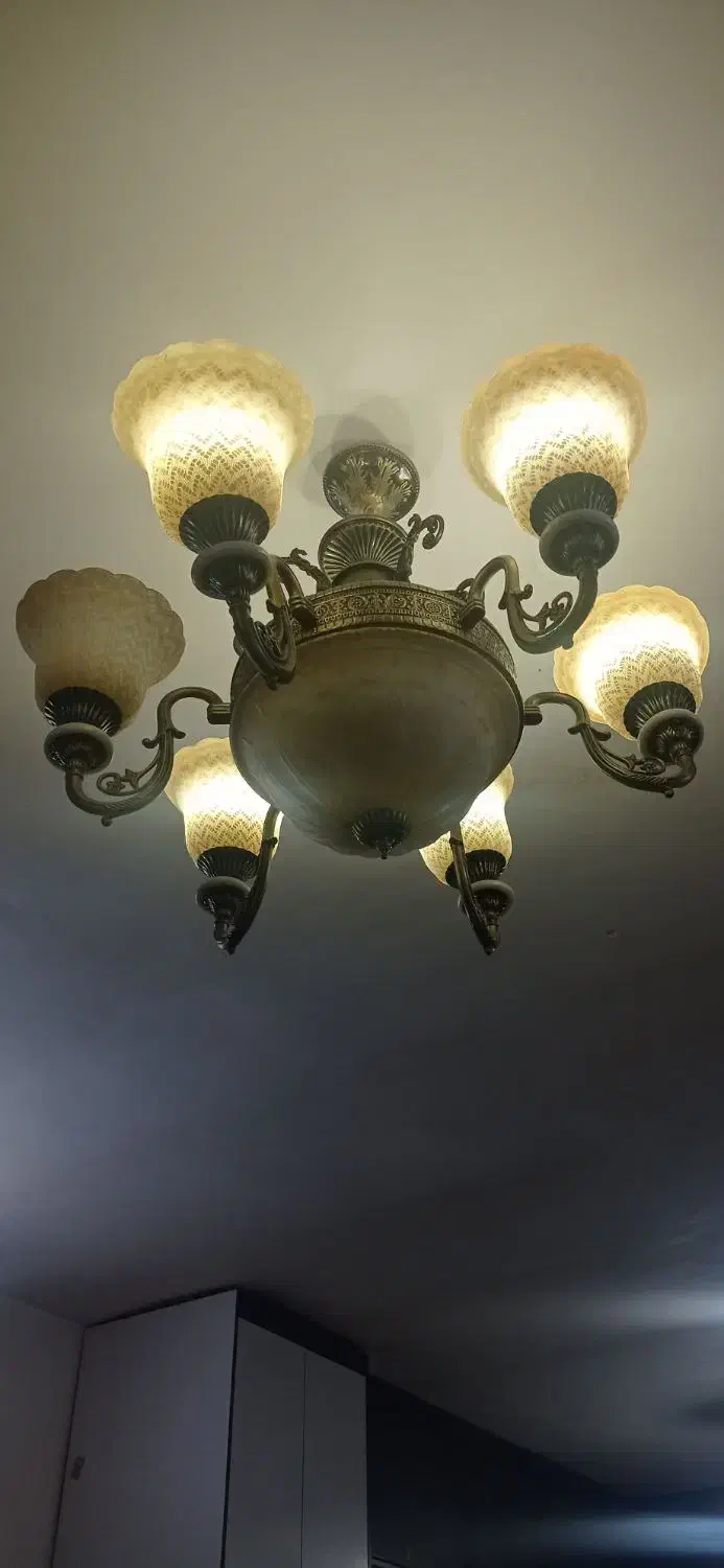 لوستر آنتیک|لوستر و چراغ آویز|شاندیز, |دیوار