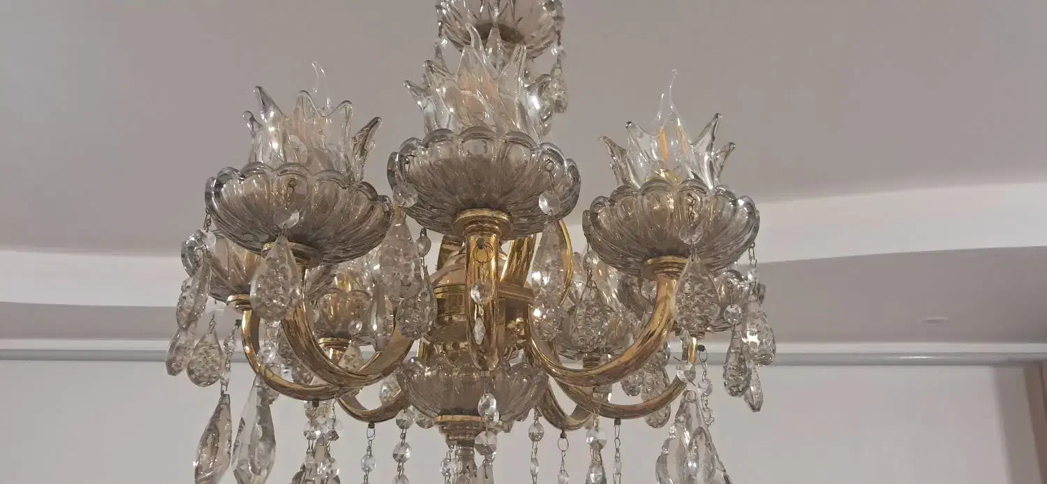 لوستر|لوستر و چراغ آویز|گنبد کاووس, |دیوار