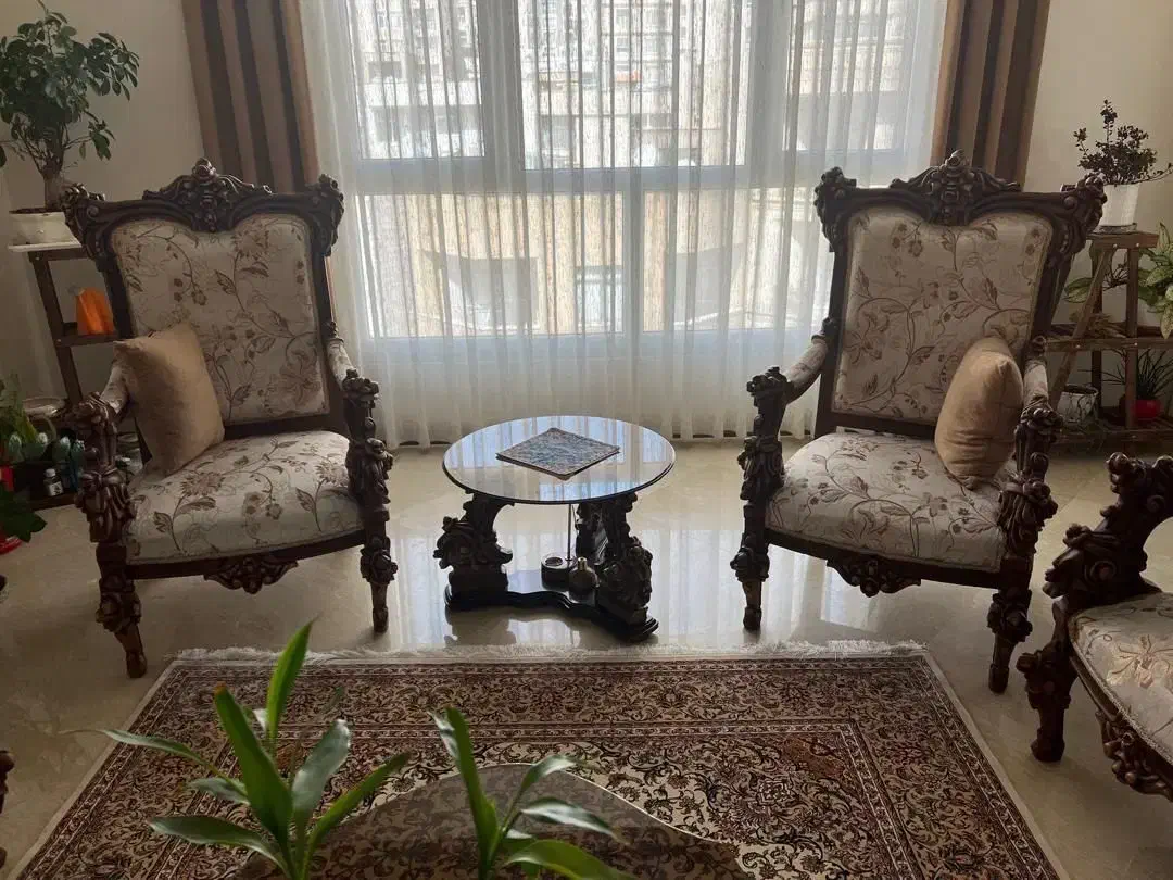 سرویس مبل  9 نفره با نهار خوری 8 نفره سلطنتی|مبلمان خانگی و میز عسلی|تهران, مرزداران|دیوار