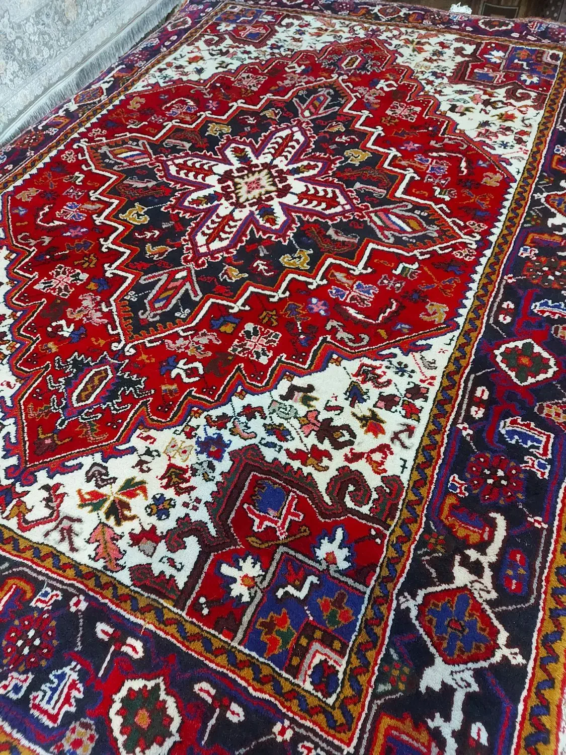 جفت ۶متری بارماخ توخوش نقش‌مهربان درحد صفر|فرش|تبریز, |دیوار