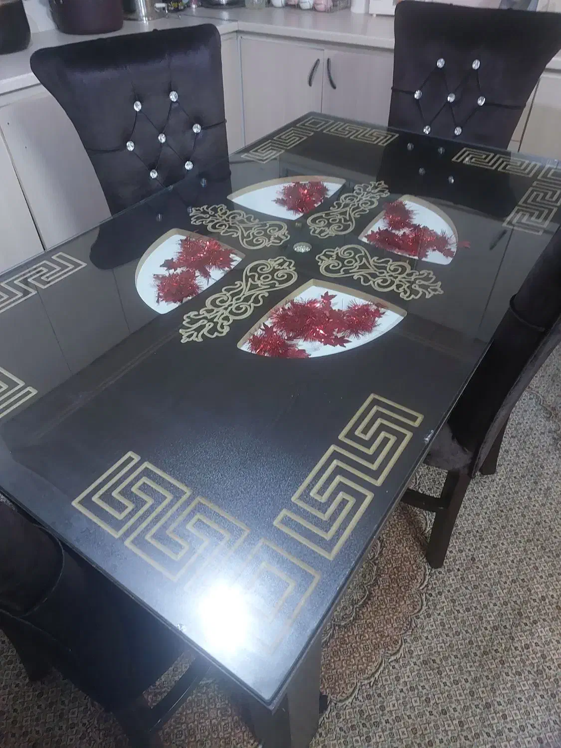 میز ناهار خوری|میز و صندلی غذاخوری|سراب, |دیوار