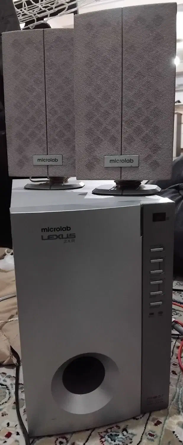 اسپیکر ۳ تیکه میکرولب مدل لکسوز|سیستم صوتی خانگی|تهران, نیروی هوایی (پیروزی)|دیوار