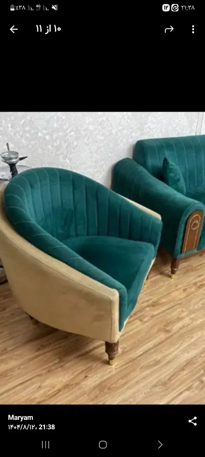 مبلمان ۷ نفره خیلی نو  و شیک  مناسب جهیزیه|مبلمان خانگی و میز عسلی|اراک, |دیوار