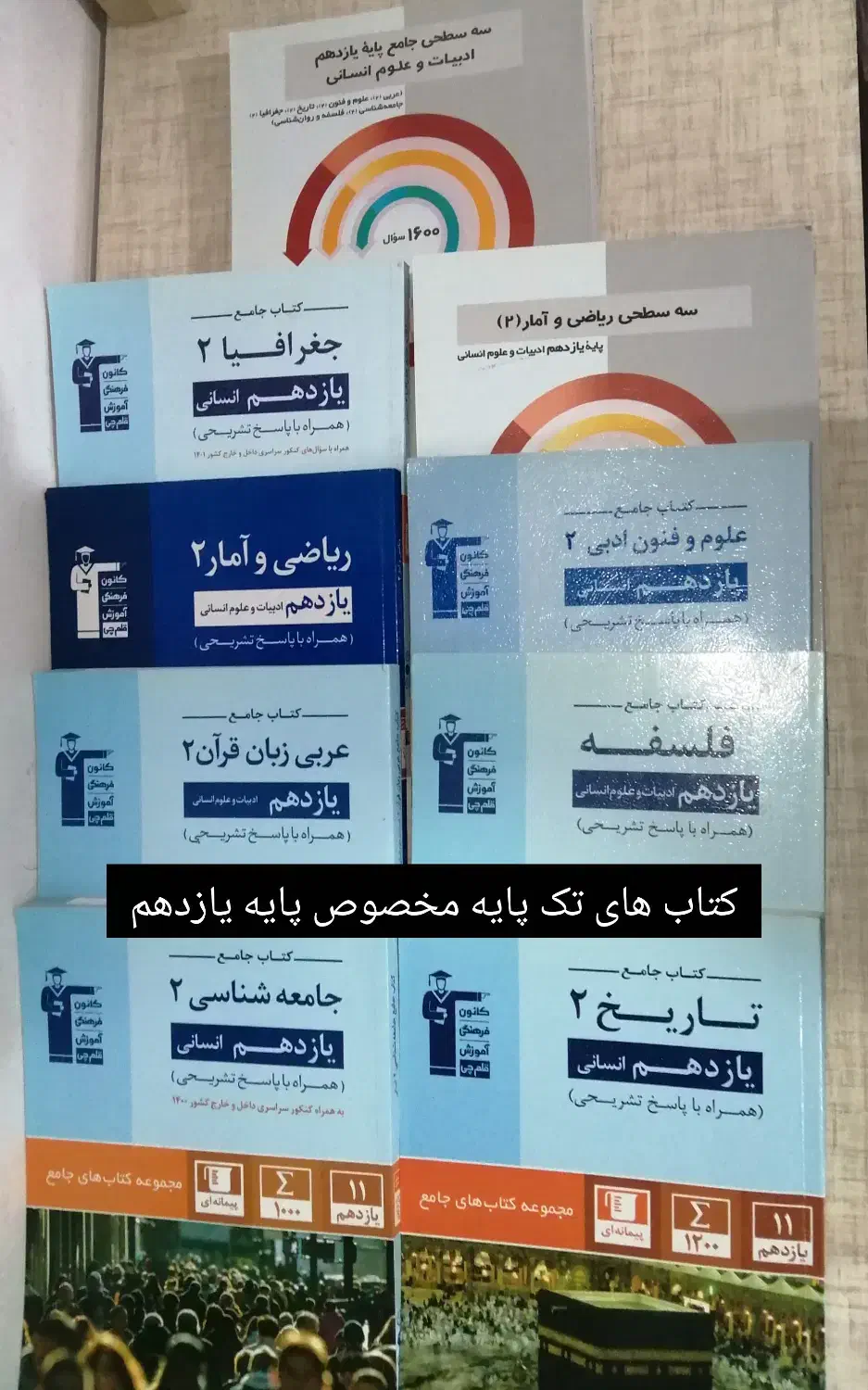 کتاب های کمک درسی ویژه رشته انسانی|کتاب و مجله آموزشی|تربت‌حیدریه, پائین ولایت|دیوار