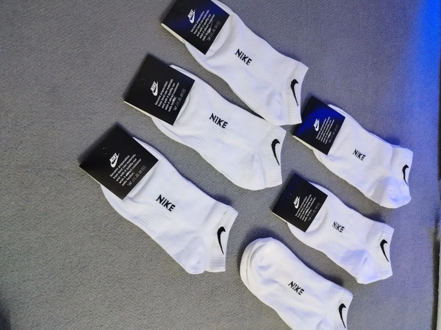 جوراب ورزشی طرح نایک عمده 6 جفت اکبند|تجهیزات ورزشی|تهران, جوادیه|دیوار