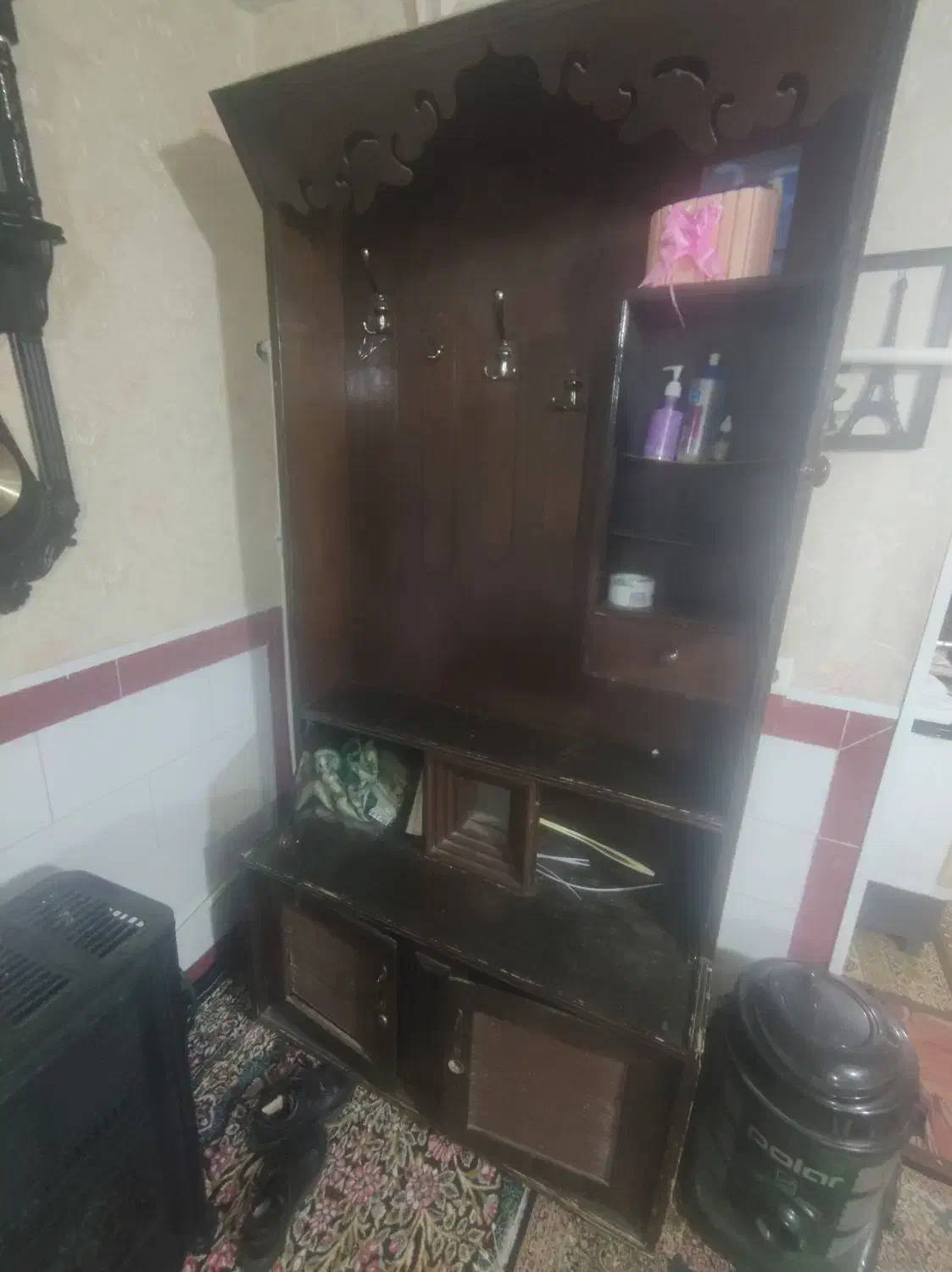 جاکفشی جاکتابی لواز ارایشی وجالباسی|جاکفشی، کمد، دراور|بم, |دیوار