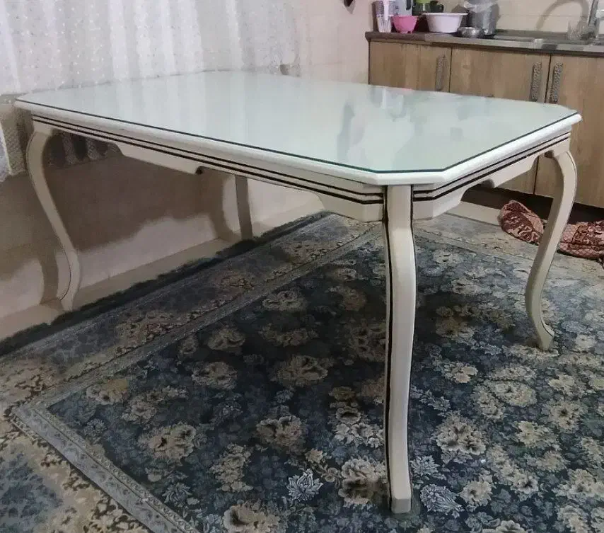 میز بزرگ تمام چوب 6 نفره|میز و صندلی غذاخوری|پاکدشت, حصار امیر|دیوار