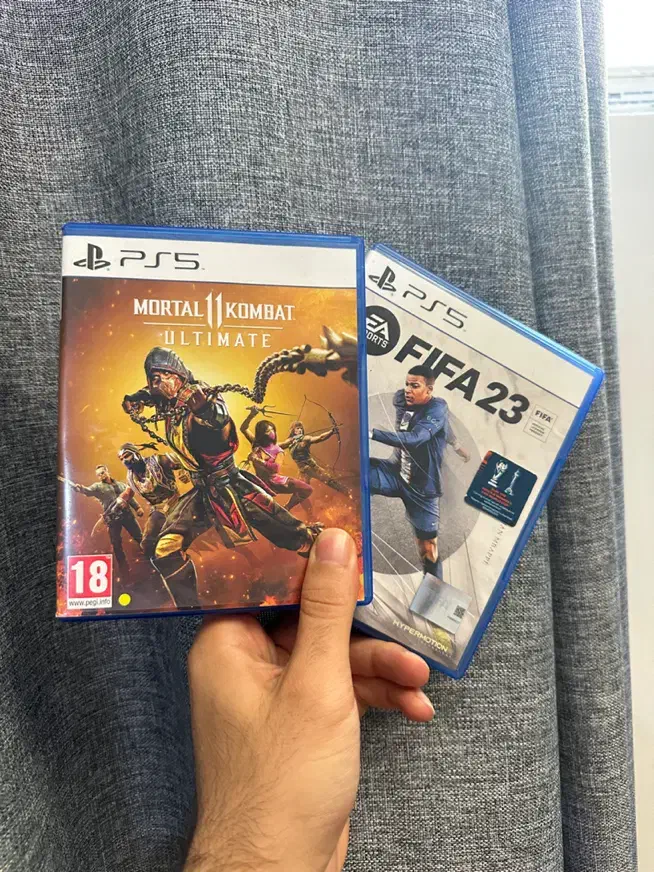 بازی فیفا ۲۳ و مورتال کمبت fifa23 mortal kombat|کنسول، بازی ویدئویی و آنلاین|تهران, هوانیروز|دیوار