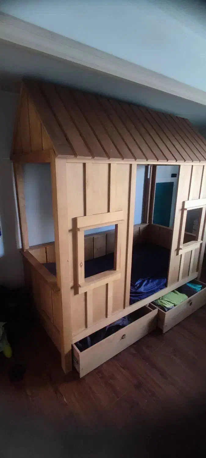 تخت مدل کلبه کودک و نوجوان|تخت و سرویس خواب|تهران, حکیمیه|دیوار