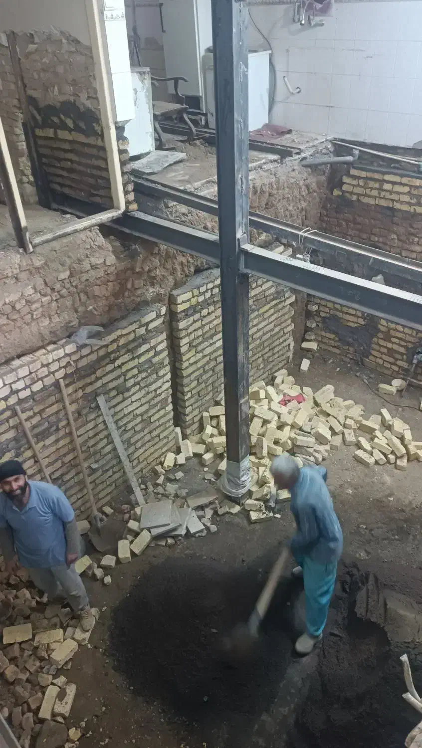 جوشکار اسکلت و پله .نبشی کشی نما|خدمات پیشه و مهارت|قم, حنیف نژاد|دیوار