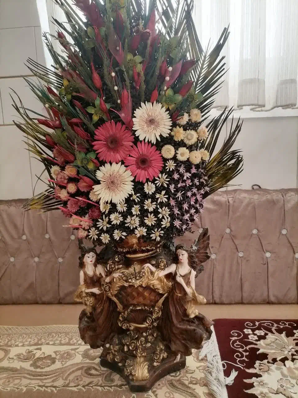 گل خشک شده تزئینی|گل مصنوعی|اصفهان, منتظرالمهدی|دیوار