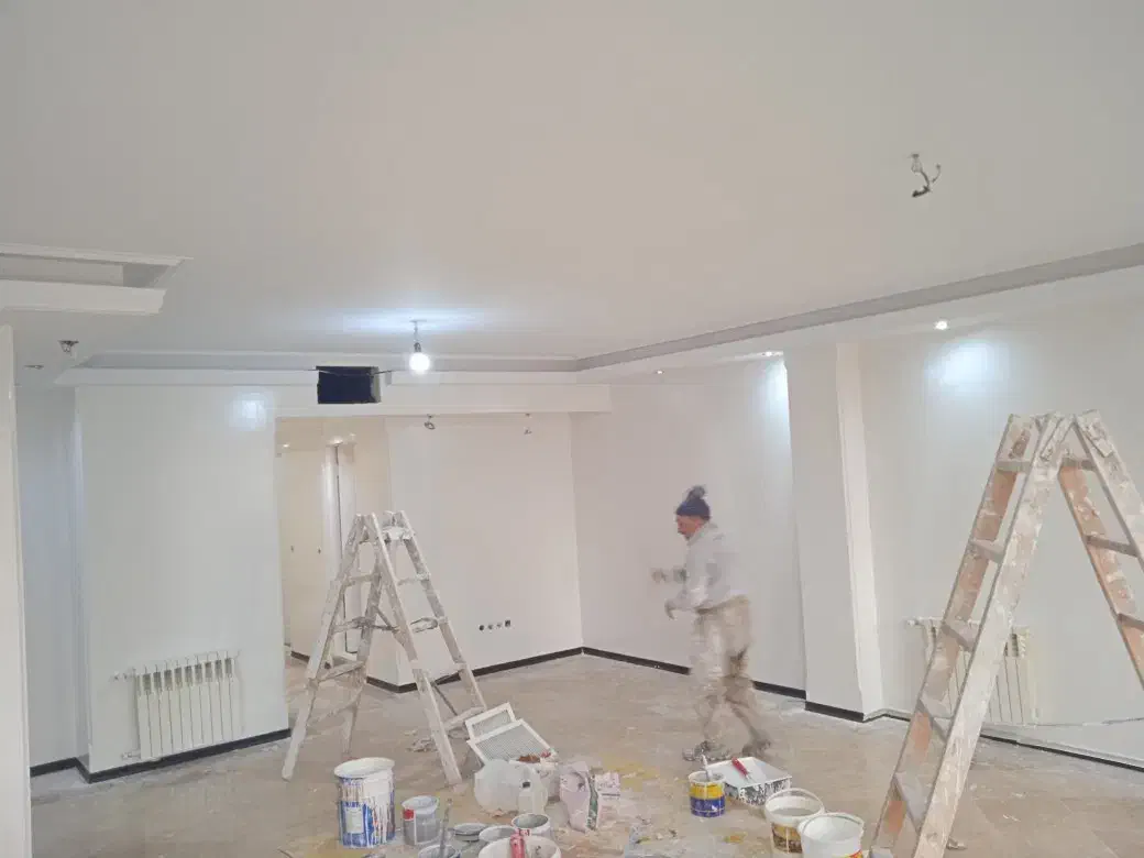 نقاشی ساختمان و نقاش ساختمان تمام نقاط تهران|خدمات پیشه و مهارت|تهران, نیروی هوایی (پیروزی)|دیوار