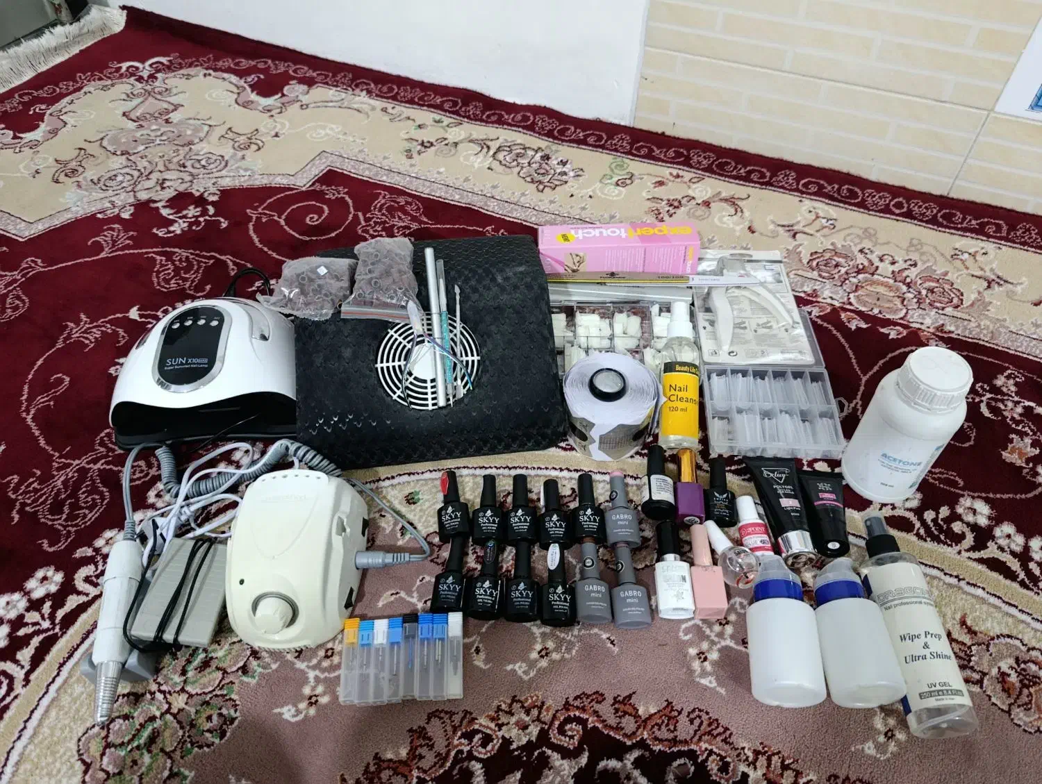 لوازم کامل کاشت ناخن سوهان برقی ماراتون اصل کیفیت|آرایشی، بهداشتی، درمانی|بوئین زهرا, |دیوار